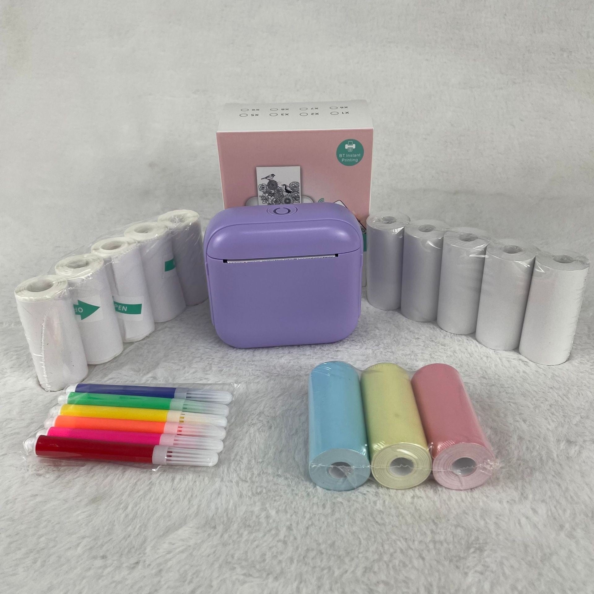 Draagbare Labelprinter – Bluetooth Mini Printer voor Stickers & Labels | Compact & Draadloos Ontwerp