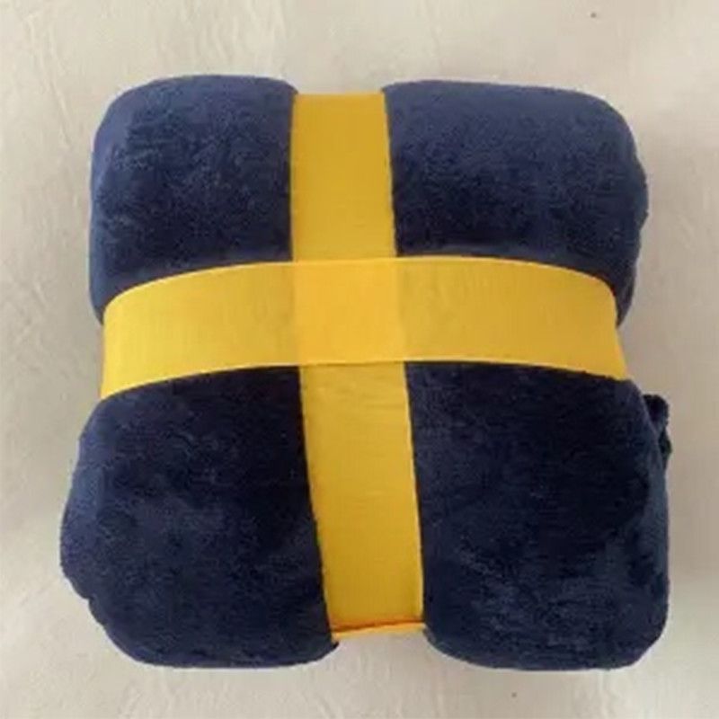 Zachte Flanellen Deken – Warme Fleece Deken van Polyester | Luxe Plaid in Effen Kleur voor Slaapkamer & Woonkamer