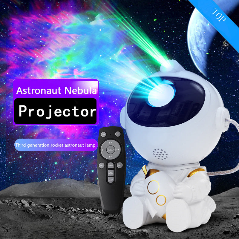 Astronaut Nachtlamp – USB LED Lamp met Uniek Rocket & Aircraft Design | Moderne Decoratieverlichting