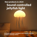 Jellyfish Mood Lamp – LED Kwallenlamp met Bewegende Kwallen | Sfeervolle Nachtlamp & Decoratie voor op Bureau of Nachtkastje