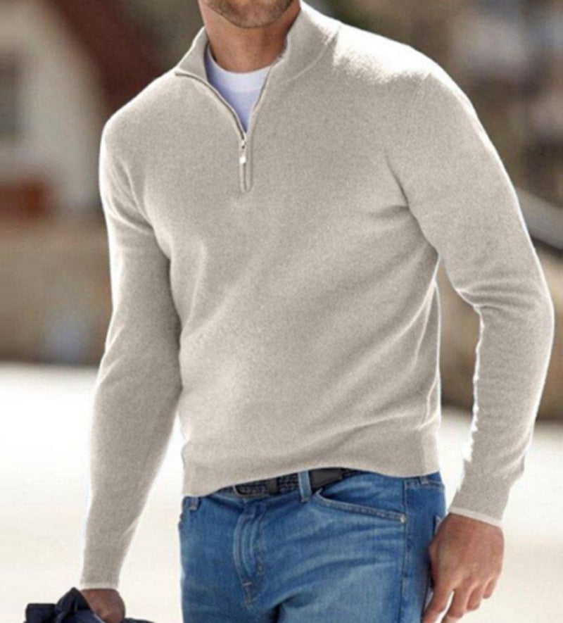 Heren Cashmere Thermoshirt met Lange Mouwen – Luxe Warme Ondertrui | Europese & Amerikaanse Stijl