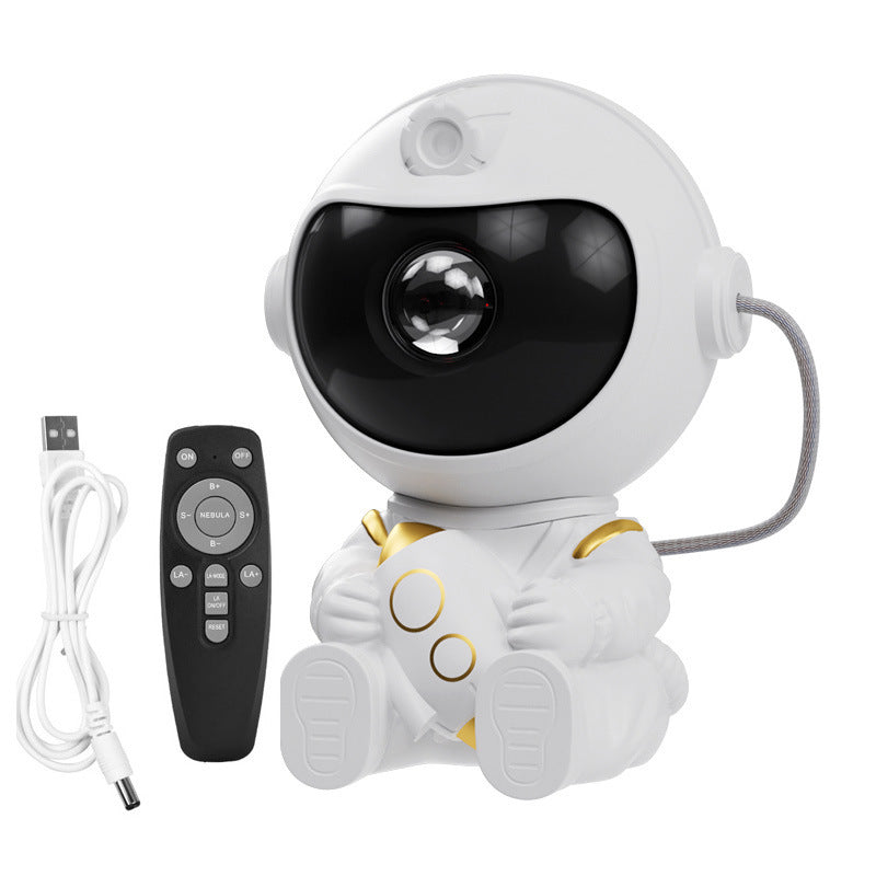 Astronaut Nachtlamp – USB LED Lamp met Uniek Rocket & Aircraft Design | Moderne Decoratieverlichting