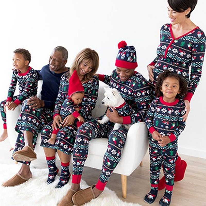 Matching Parent-Child Pyjama Set – Comfort & Stijl voor het Hele Gezin