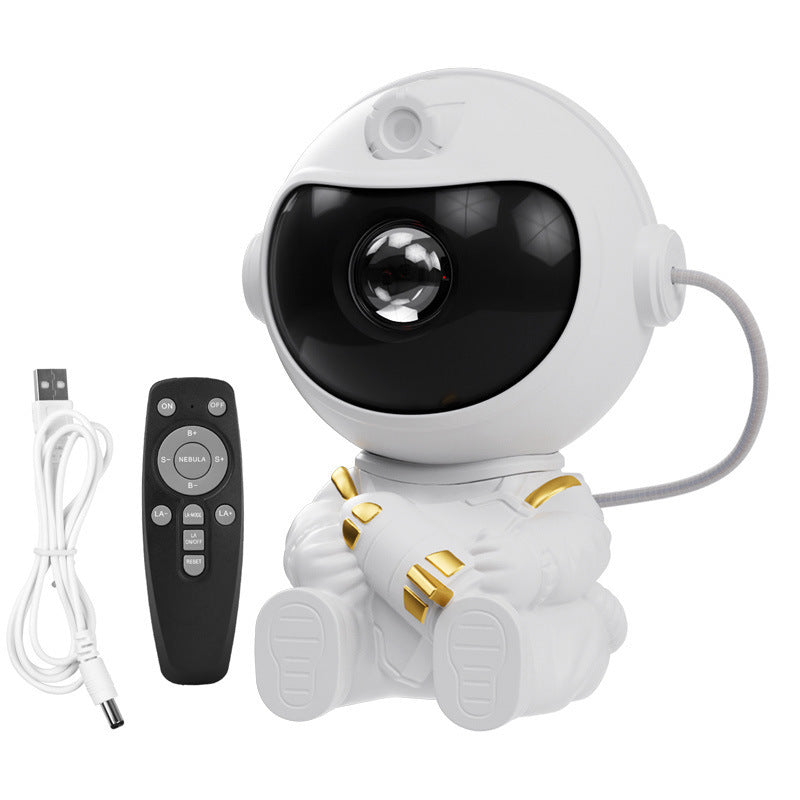 Astronaut Nachtlamp – USB LED Lamp met Uniek Rocket & Aircraft Design | Moderne Decoratieverlichting