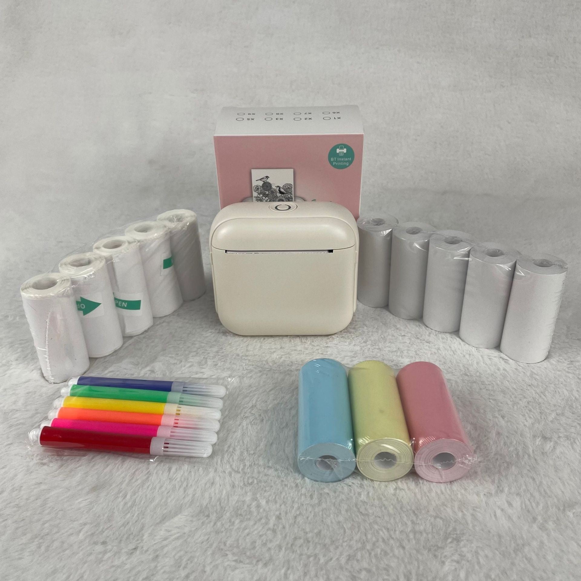 Draagbare Labelprinter – Bluetooth Mini Printer voor Stickers & Labels | Compact & Draadloos Ontwerp