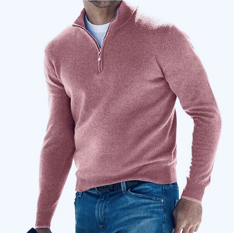 Heren Cashmere Thermoshirt met Lange Mouwen – Luxe Warme Ondertrui | Europese & Amerikaanse Stijl